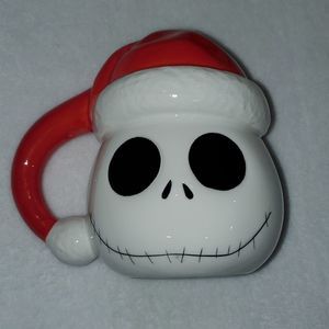 Disney Jack Skellington The Nightmare Before Christmas Santa Hat Coffee Mug 16oz